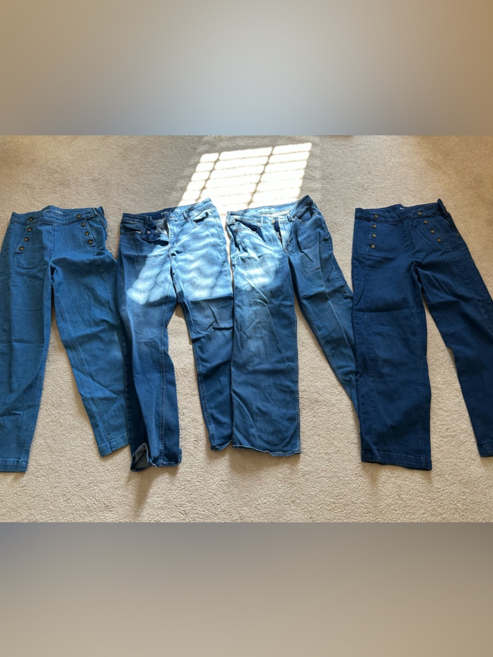 Old Navy Women's Wide Leg Jeans Lot - Multiple Blue Shades